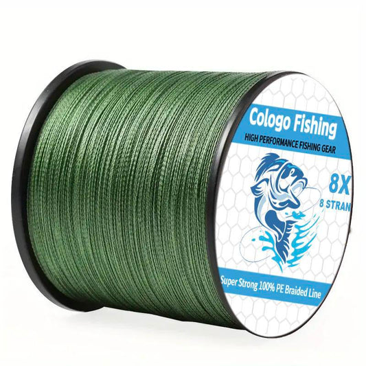 8 Strands Braided Fishing Line, Ultra Strong PE Line 547Yds, Abrasion Resistant Water-Resistant Line for Saltwater Freshwater Fishing, Fishing Accessories